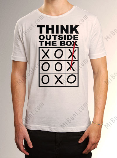 تی شرت Think outside the box