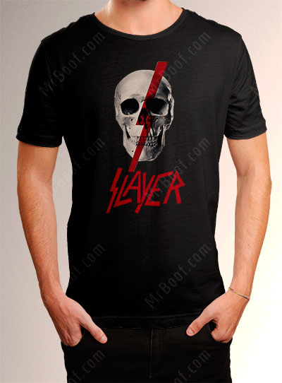 تی شرت متال slayer skull