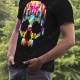 تی شرت اسکلت colorful skull