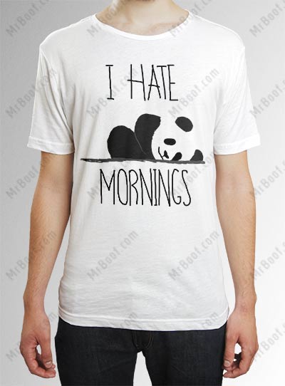تی شرت I hate morning