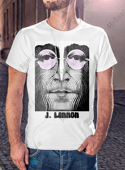 تی شرت John Lennon face