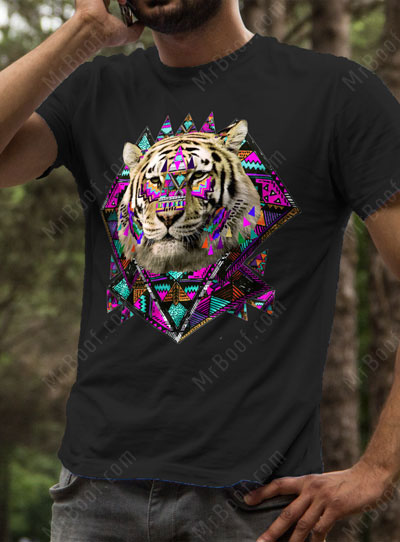 تی شرت سورئال Tiger